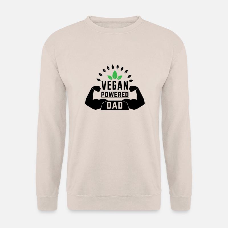 Vegan powered Dad - Unisex Pullover - Sand