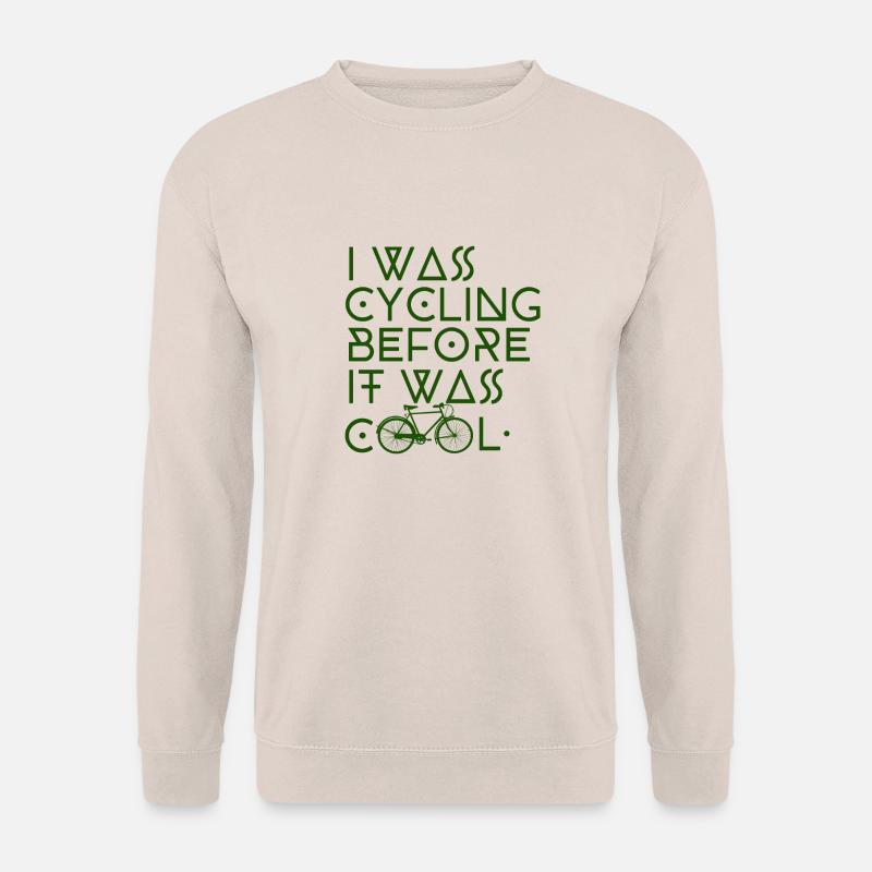 Cycling before it was cool - Unisex Pullover - Sand