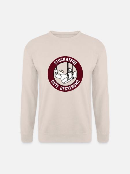 Gute Besserung Stuckateur Alles Gute Gesundheit - Unisex Pullover - Sand