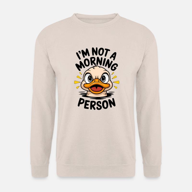 Ich bin kein Morgenmensch - Unisex Pullover - Sand