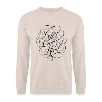 Coffee first - Unisex Pullover - Sand - Vorne - Alina (178cm) & Michal (187cm)