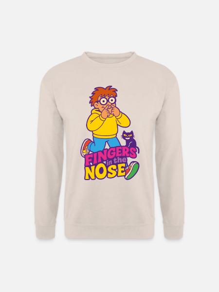 Fingers in the nose - Sweat-shirt Unisexe - sable