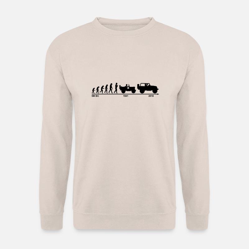jeep evolution - Unisex Pullover - Sand