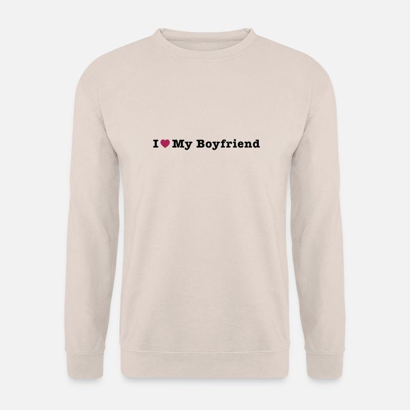 mp_i_love_my_boyfriend - Unisex Pullover - Sand