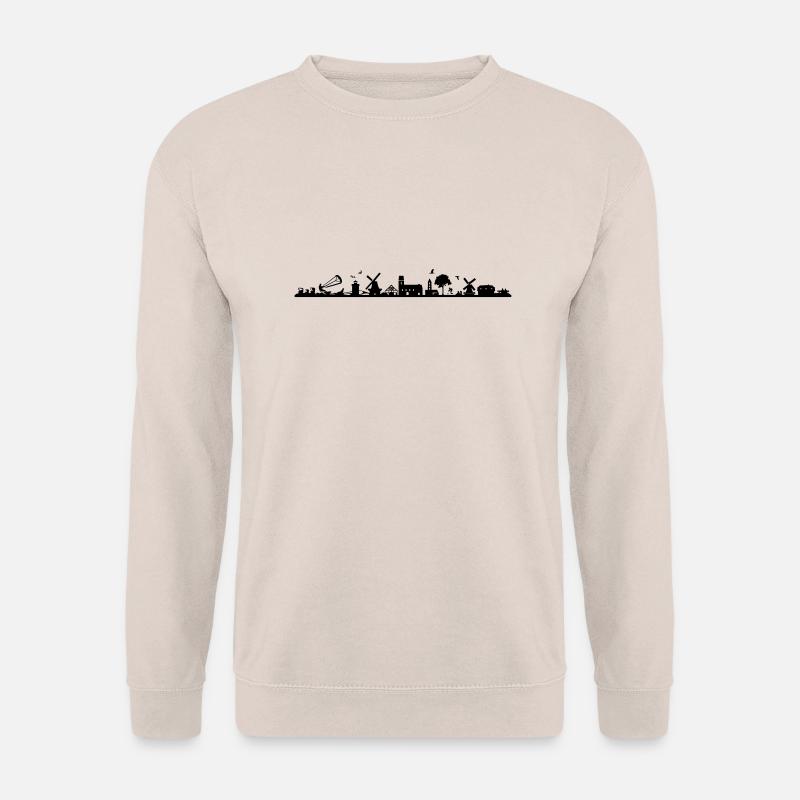 Skyline - Küste Föhr - Unisex Pullover - Sand