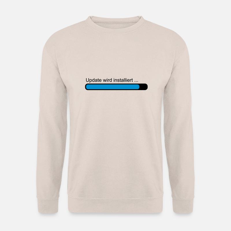 Update wird installiert ... Ladebalken - Unisex Pullover - Sand