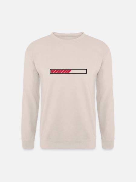 Loading loading bar bar - Unisex Sweatshirt - sand