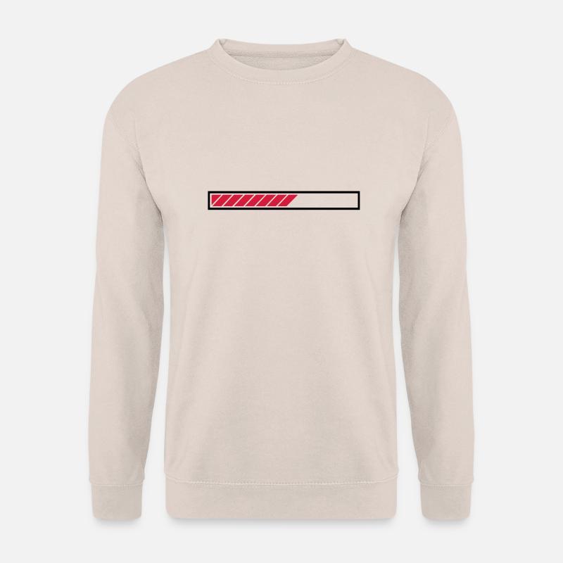 Loading loading bar bar - Unisex Sweatshirt - sand