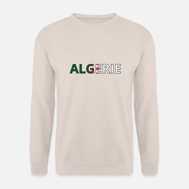 Algerische Flagge - Unisex Pullover - Sand