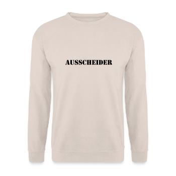 ausscheider - Unisex Pullover - Sand - Vorne - Alina (178cm) & Michal (187cm)