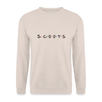 Scouts - Unisex Pullover - Sand - Vorne - Alina (178cm) & Michal (187cm)