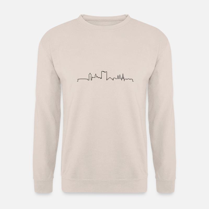 Skyline Chemnitz Linie - Unisex Pullover - Sand
