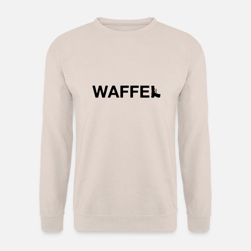Waffel Waffe - Unisex Pullover - Sand