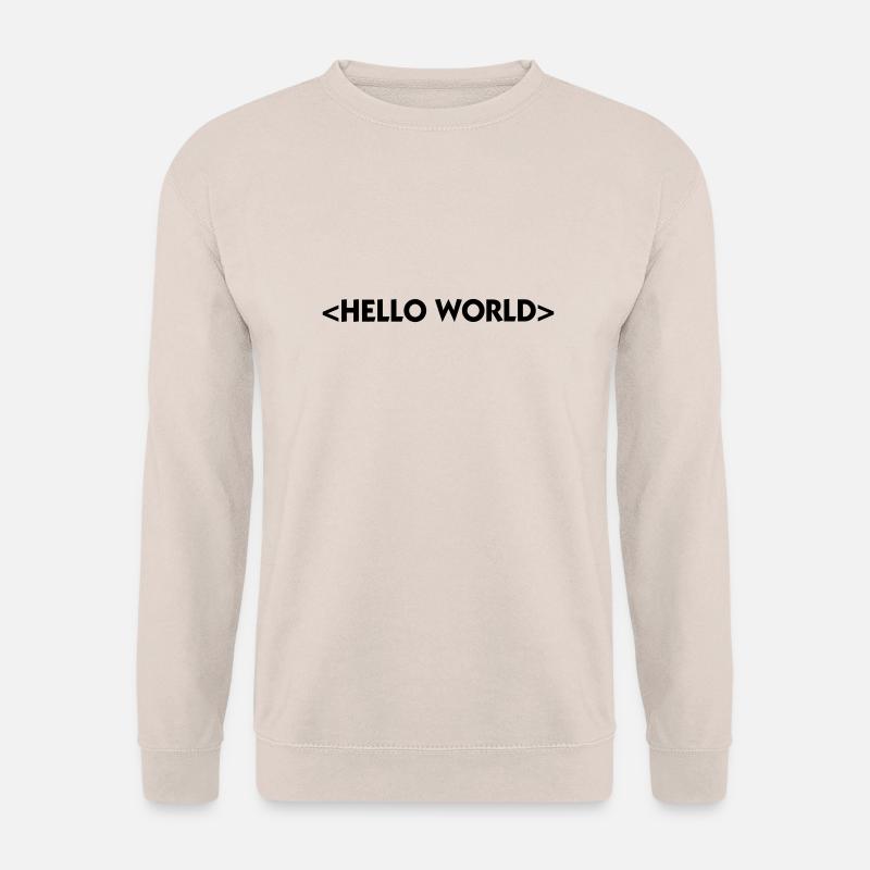 Hallo Welt - Unisex Pullover - Sand