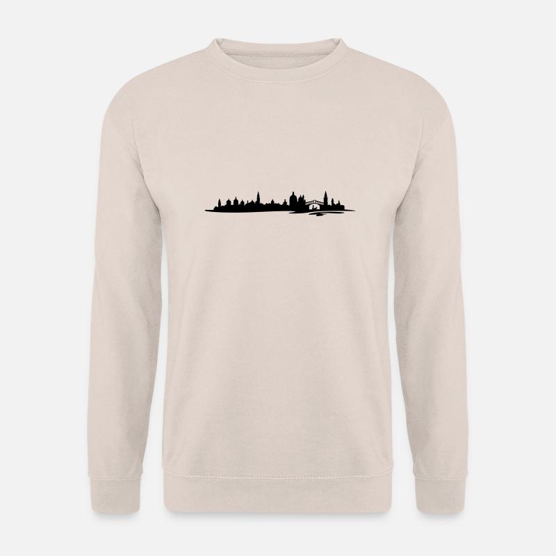 Skyline Venedig Wasser - Unisex Pullover - Sand
