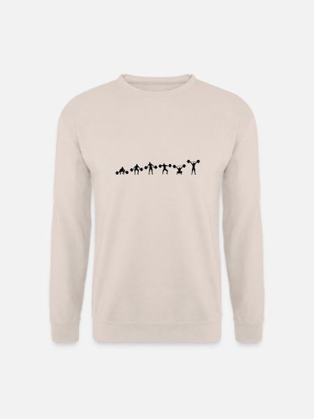 Reißen horizontal - Unisex Pullover - Sand