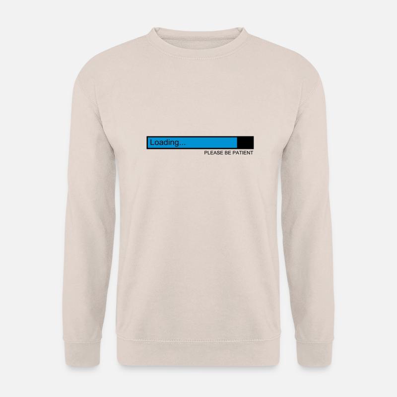 loading / loading bar / pc / download - Unisex Sweatshirt - sand