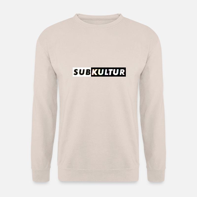 Subkultur Bass Outline - Unisex Pullover - Sand