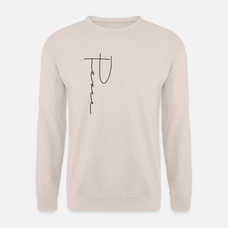 Peace Handschrift - Unisex Pullover - Sand
