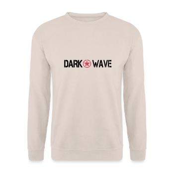 dark wave - Unisex Pullover - Sand - Vorne - Alina (178cm) & Michal (187cm)