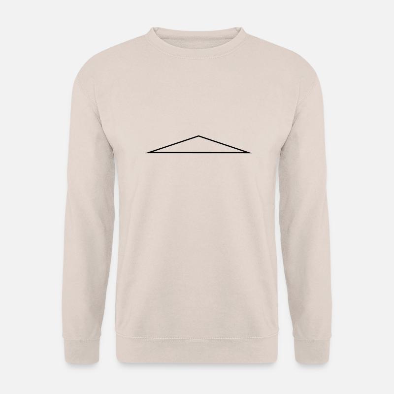 delta / / isosceles / / flat / / frame - Unisex Sweatshirt - sand