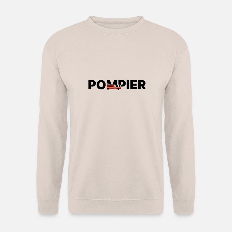 POMPIER - FEUERWEHRMANN - Unisex Pullover - Sand
