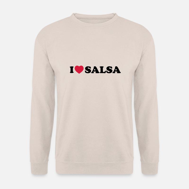 I love salsa - Unisex Pullover - Sand