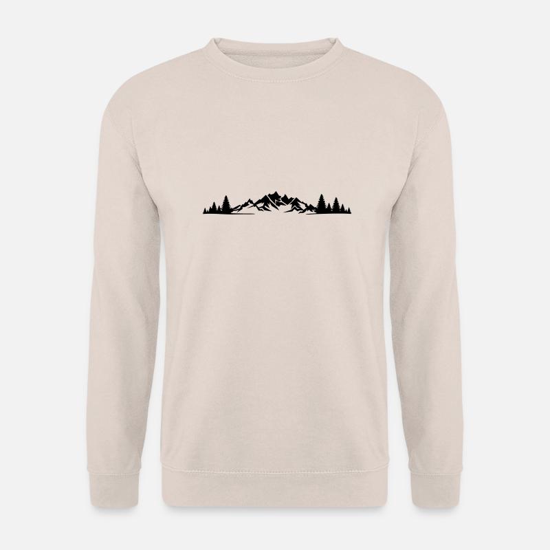 Natur - Berge Wald - Unisex Pullover - Sand