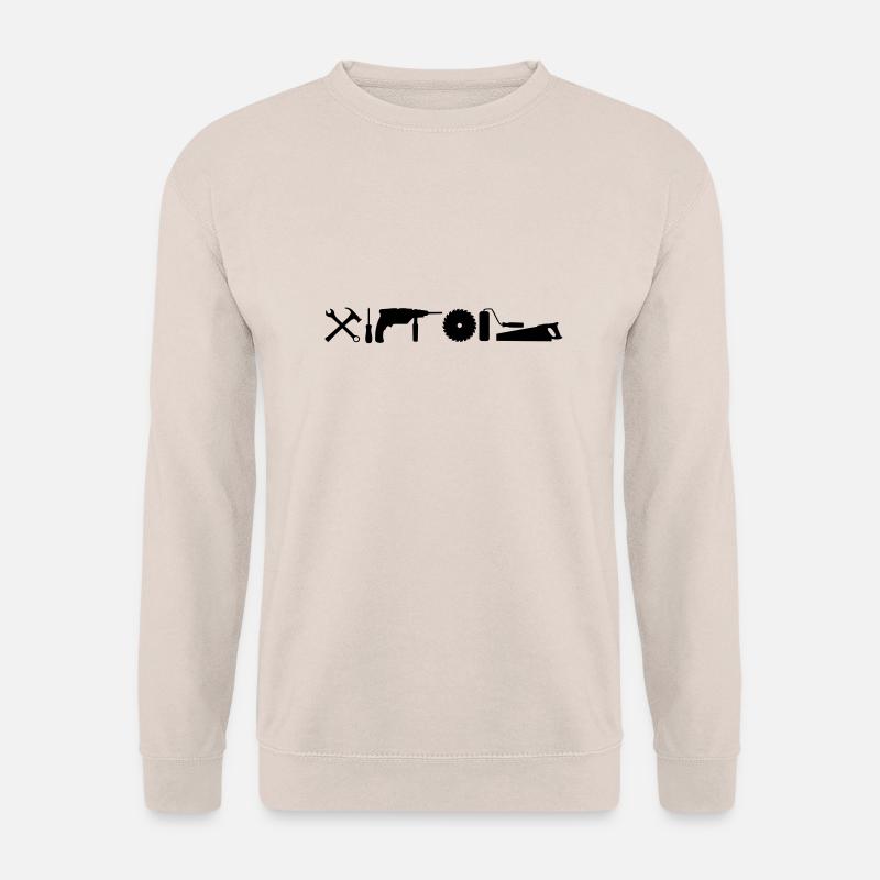 werkzeug_handwerker__f1 - Unisex Pullover - Sand