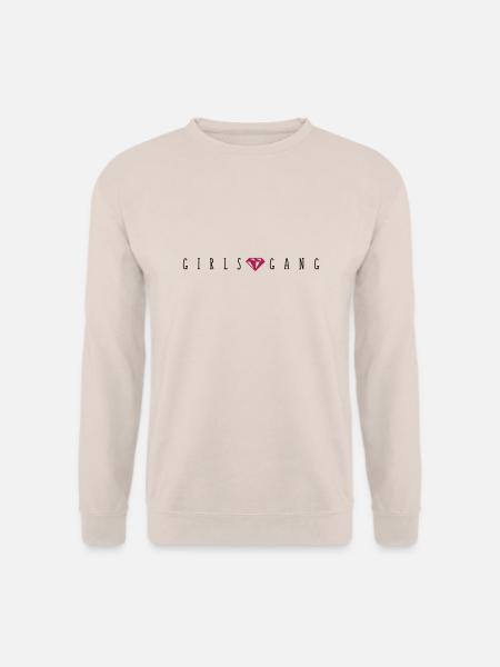 girls gang diamond - Unisex Pullover - Sand