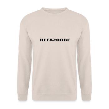 fellforst_hefazobbf - Unisex Pullover - Sand - Vorne - Alina (178cm) & Michal (187cm)