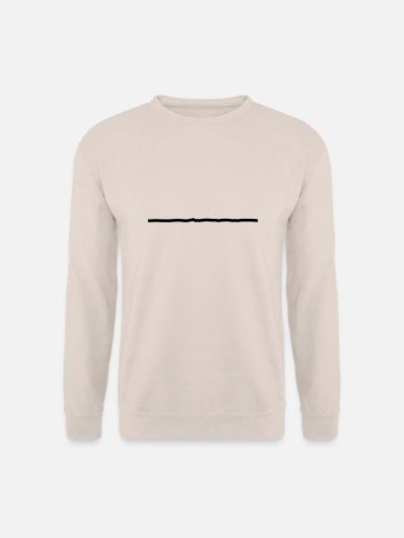 line - Unisex Sweatshirt - sand