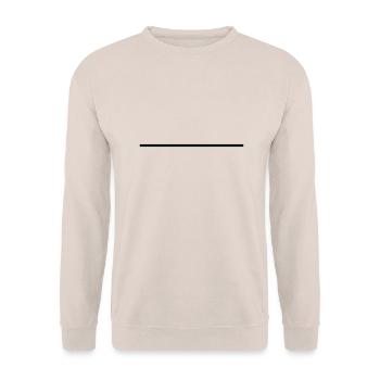 stroke_f1 - Unisex Pullover - Sand - Vorne - Alina (178cm) & Michal (187cm)