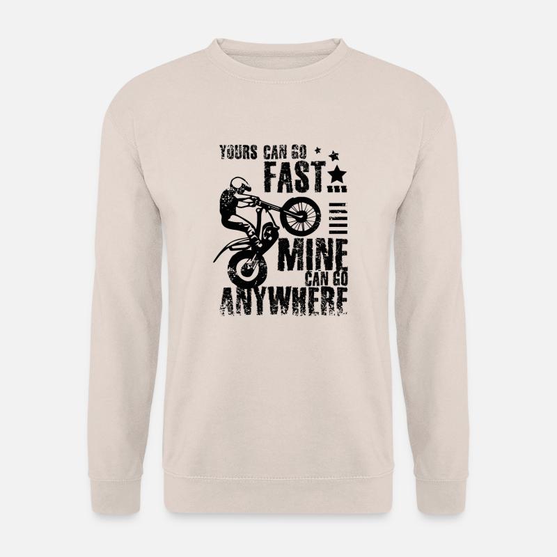 Moto trial bike fast - Unisex Pullover - Sand