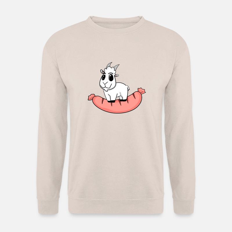 Wurst Ziege Ziegenbock - Unisex Pullover - Sand