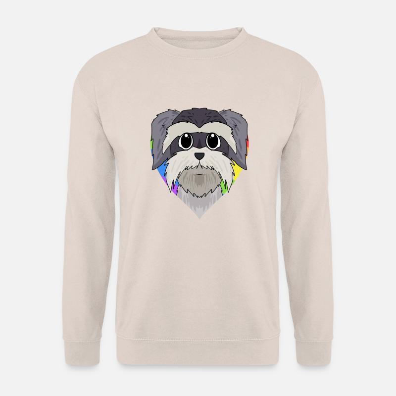 Schnauzer Hunde LGBT - Unisex Pullover - Sand