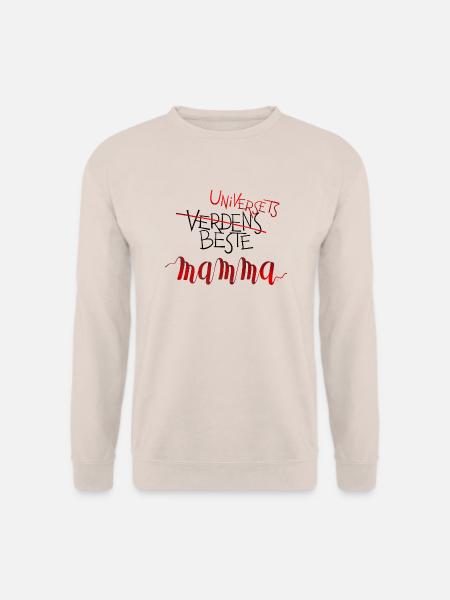 Universum Die beste Mamma - Unisex Pullover - Sand