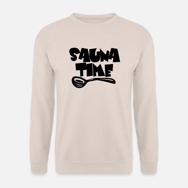 Sauna Wellness Spa - Unisex Pullover - Sand