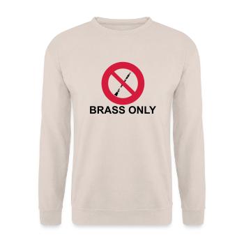 Brass Only - Unisex Pullover - Sand - Vorne - Alina (178cm) & Michal (187cm)