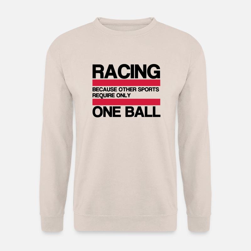 RACING BECAUSE - Unisex Pullover - Sand