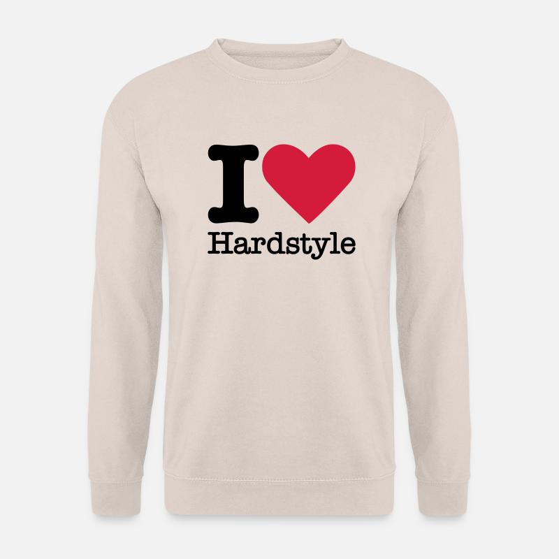 I Love Hardstyle - Unisex Pullover - Sand