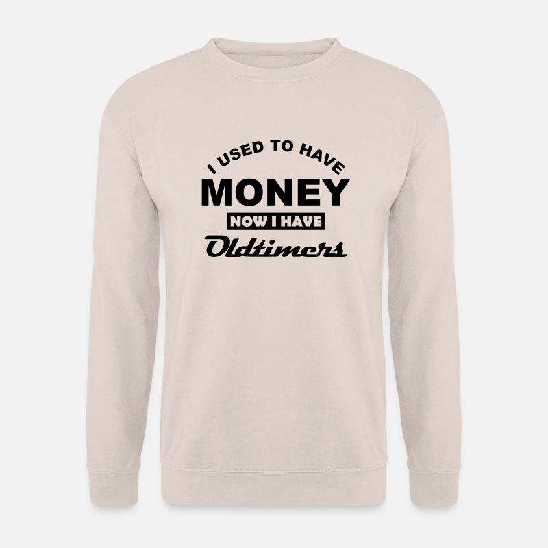Oldtimer - mal Geld - Unisex Sweatshirt - sand
