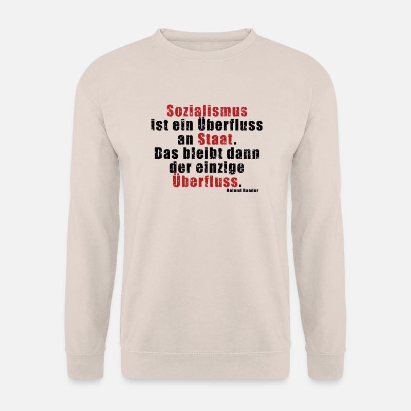 Überfluss an Staat Baader - Unisex Pullover - Sand