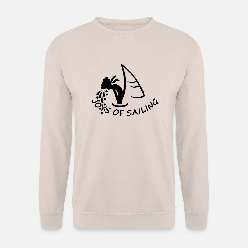 joys of sailing (1c) - Unisex Pullover - Sand