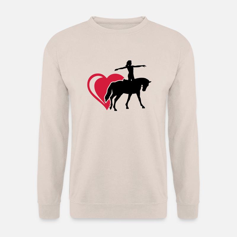 Herz Voltigieren - Unisex Pullover - Sand