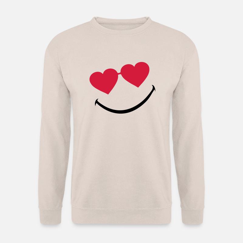 smileface_5 - Unisex Pullover - Sand