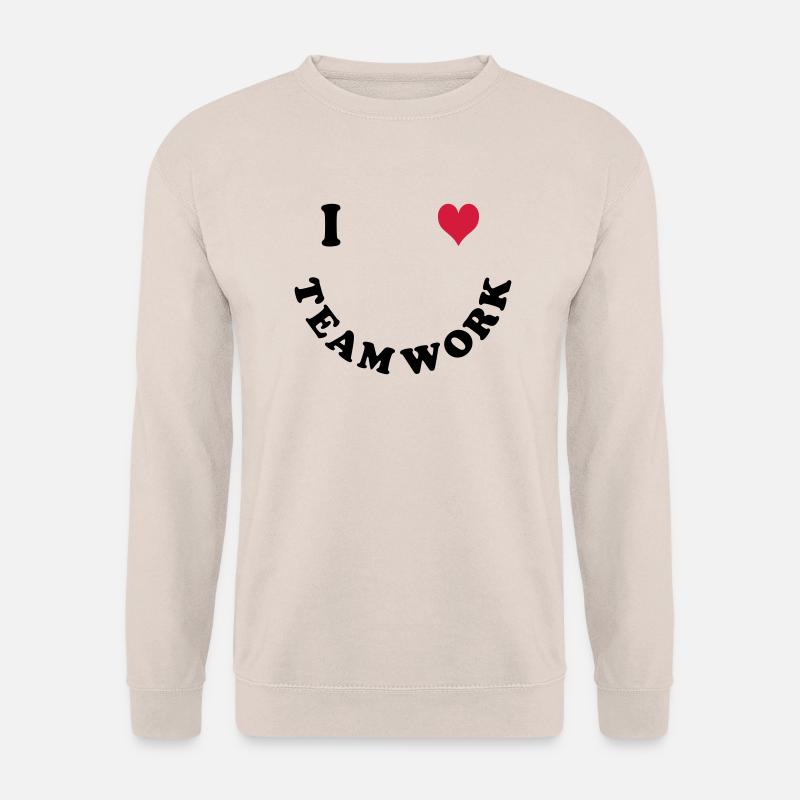 Ich liebe Teamwork - Unisex Pullover - Sand
