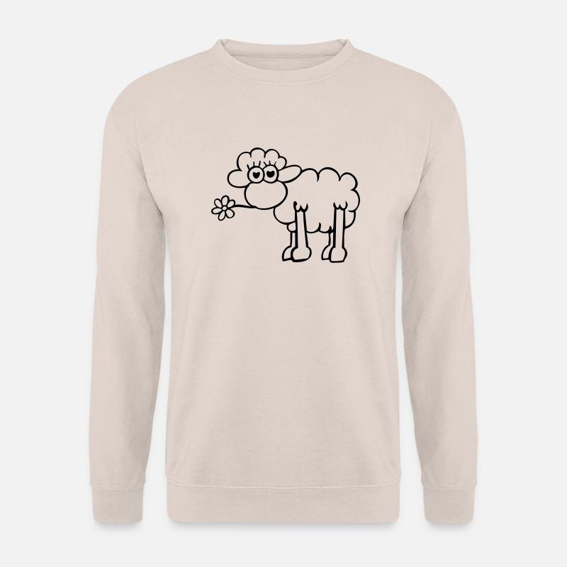 verliebtes Schaf 1farb - Unisex Pullover - Sand