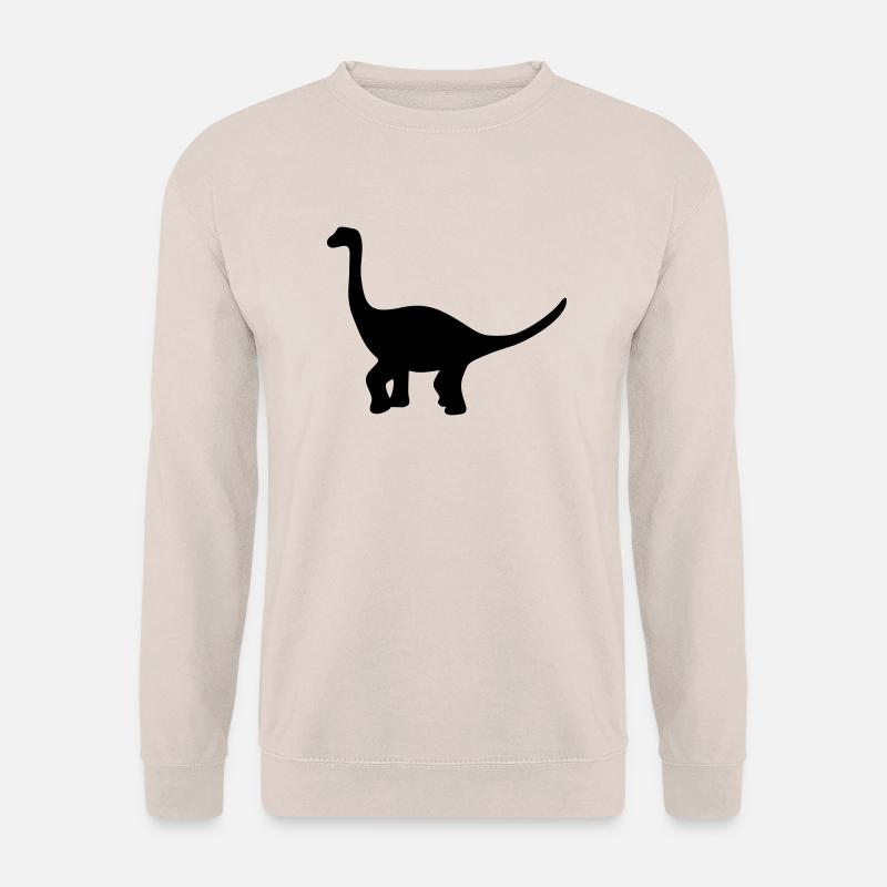 Dinosaur brachiosaurus gift - Unisex Sweatshirt - sand
