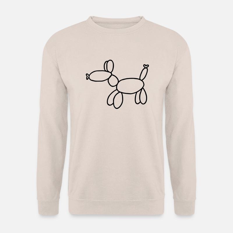 Luftballon Hund - Unisex Pullover - Sand